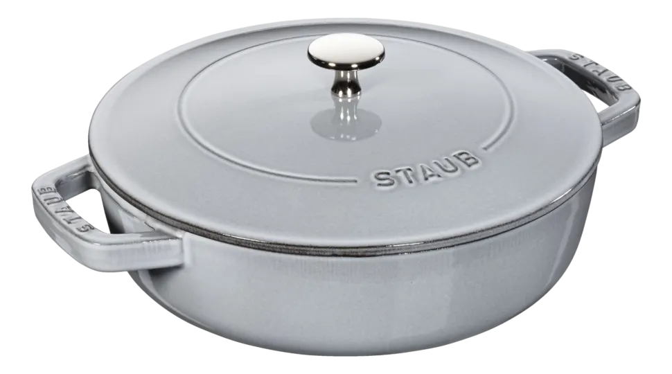 Sauteerpan Staub Chistera Grafietgrijs 24 cm