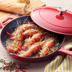 Sauteerpan Tramontina Bestow Met Deksel Red 30 cm