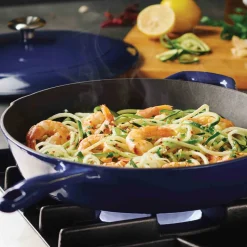 Sauteerpan Tramontina Bestow Met Deksel Cobalt 30 cm