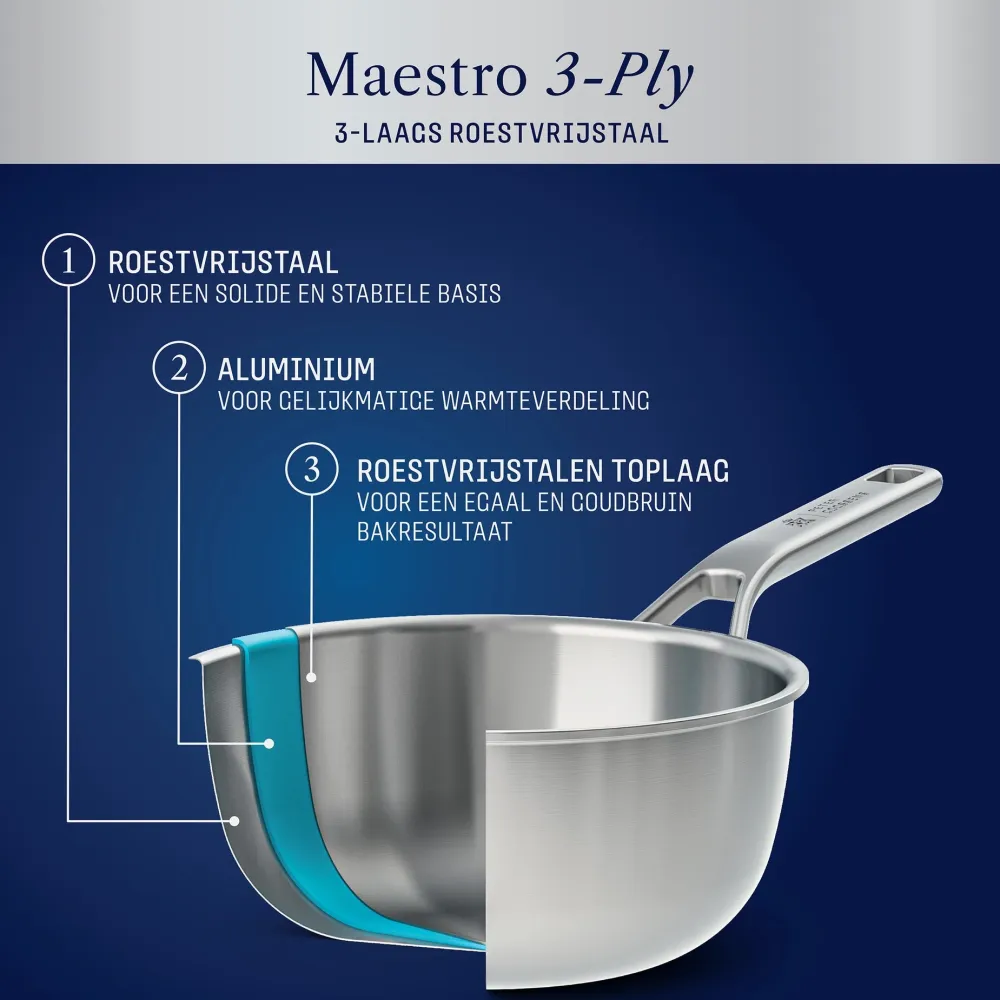 BK Sauteuse Peter Goossens Maestro 3Ply Best