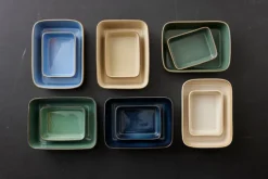 Schaal Bitz Gastro Rectangular Black Blue 28 x 21 cm (2-delig)