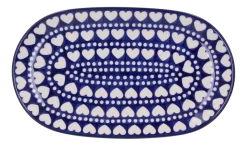 Schaal Bunzlau Castle BlueValentine Wide Oval