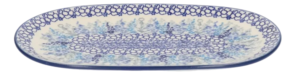 Bunzlau Castle Schaal Delphinium Wide Oval Sale
