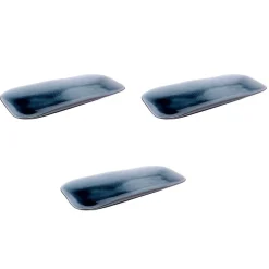 Schaal Gastro Rechthoekig Grey Blue 32 cm (3-delig)