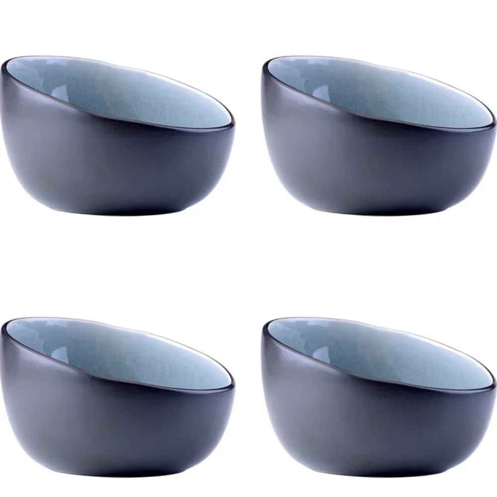 Gastro Schaal Toelopend Grey Blue 12 cm (4-delig) Outlet