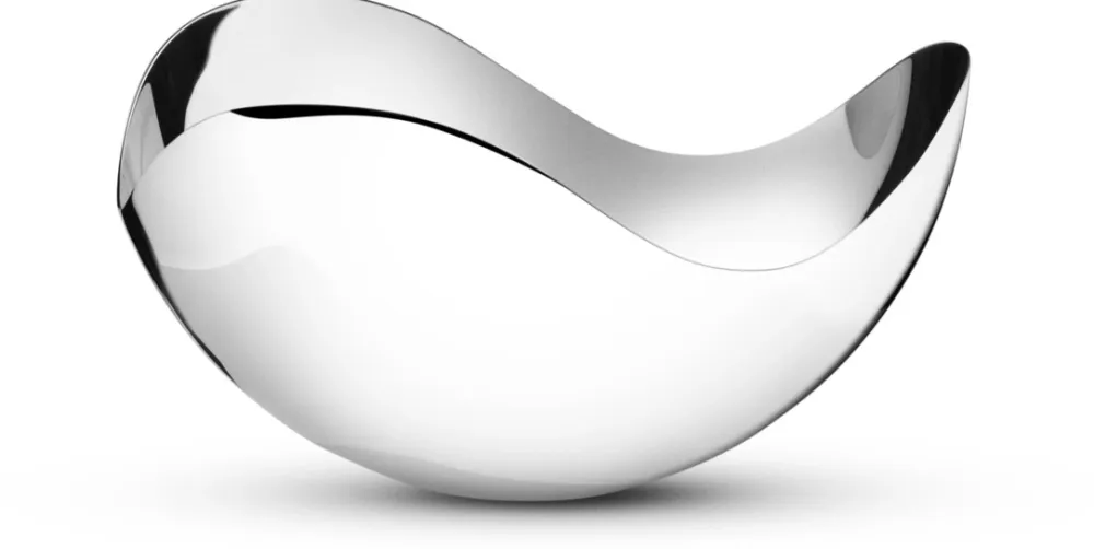 Georg Jensen Schaal Bloom RVS Glanzend Hot