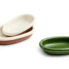 Schaal HAY Barro Oval Dish Large Off-White