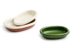 Schaal HAY Barro Oval Dish Small Green