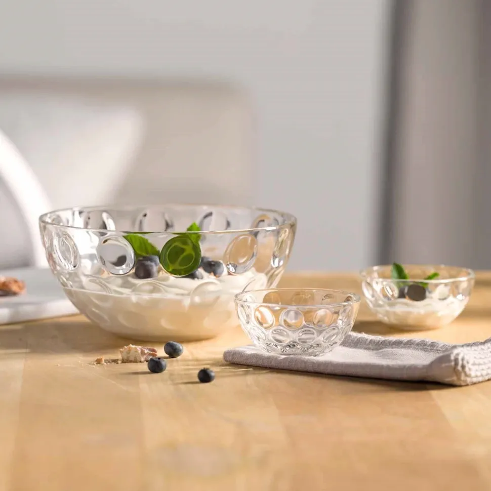 Schaal Leonardo Cucina Optic Glas 22 cm