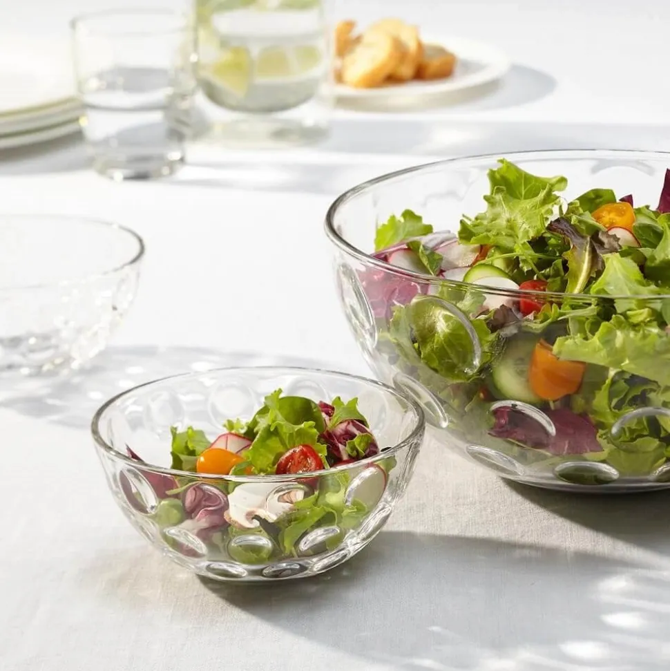 Schaal Leonardo Cucina Optic Glas 22 cm