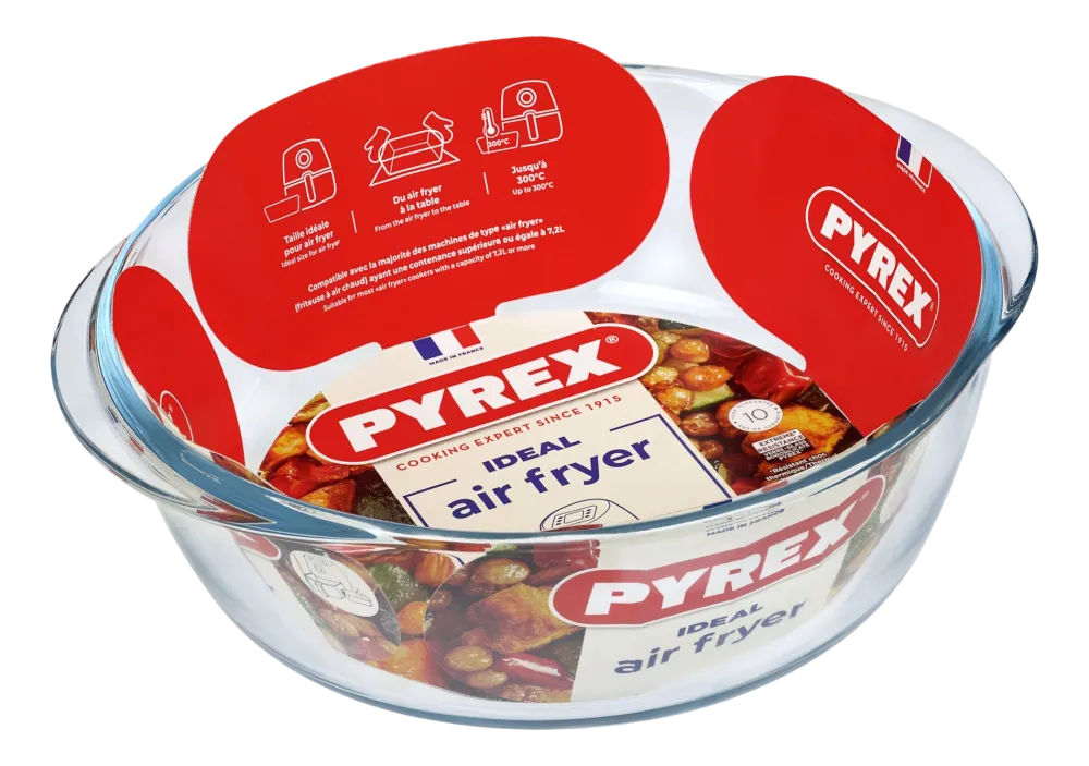 Pyrex Schaal Air Fryer Rond Transparant 26 cm Best