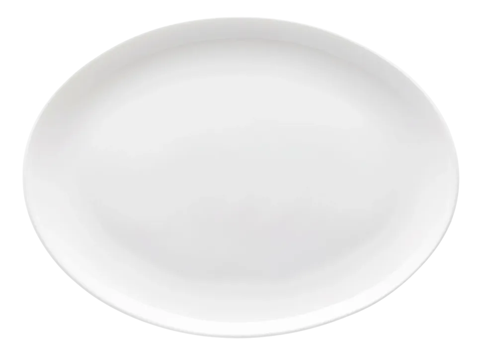 Schaal Rosenthal Jade White 35 cm