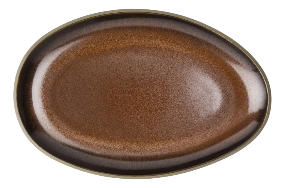 Schaal Rosenthal Junto Bronze 25 cm