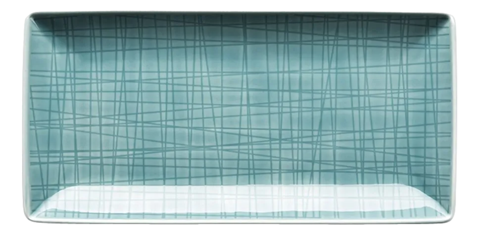 Schaal Rosenthal Mesh Aqua 20 x 10 cm