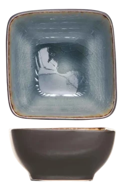 Cosy & Trendy Schaaltje Laguna Blue-Grey 7,5 x 7,5 cm (Set van 6) Sale