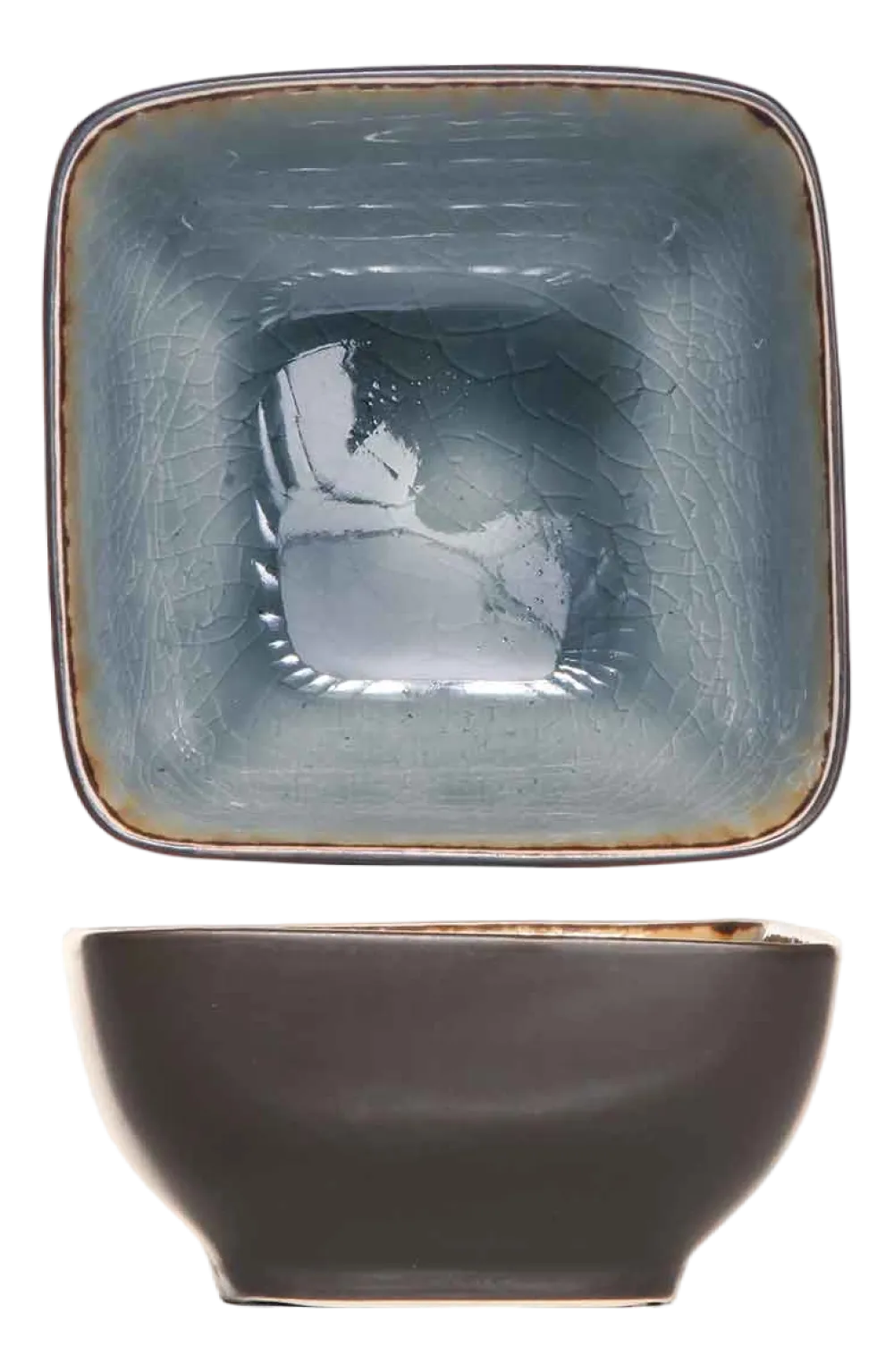 Cosy & Trendy Schaaltje Laguna Blue-Grey 7,5 x 7,5 cm (Set van 6) Sale