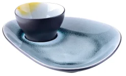 Gastro Schaaltje Grey Blue 8 cm (6-delig) Clearance