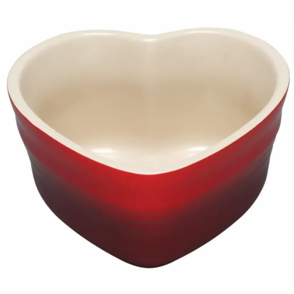 Schaaltje Le Creuset Hartvorm Kersenrood 300ml