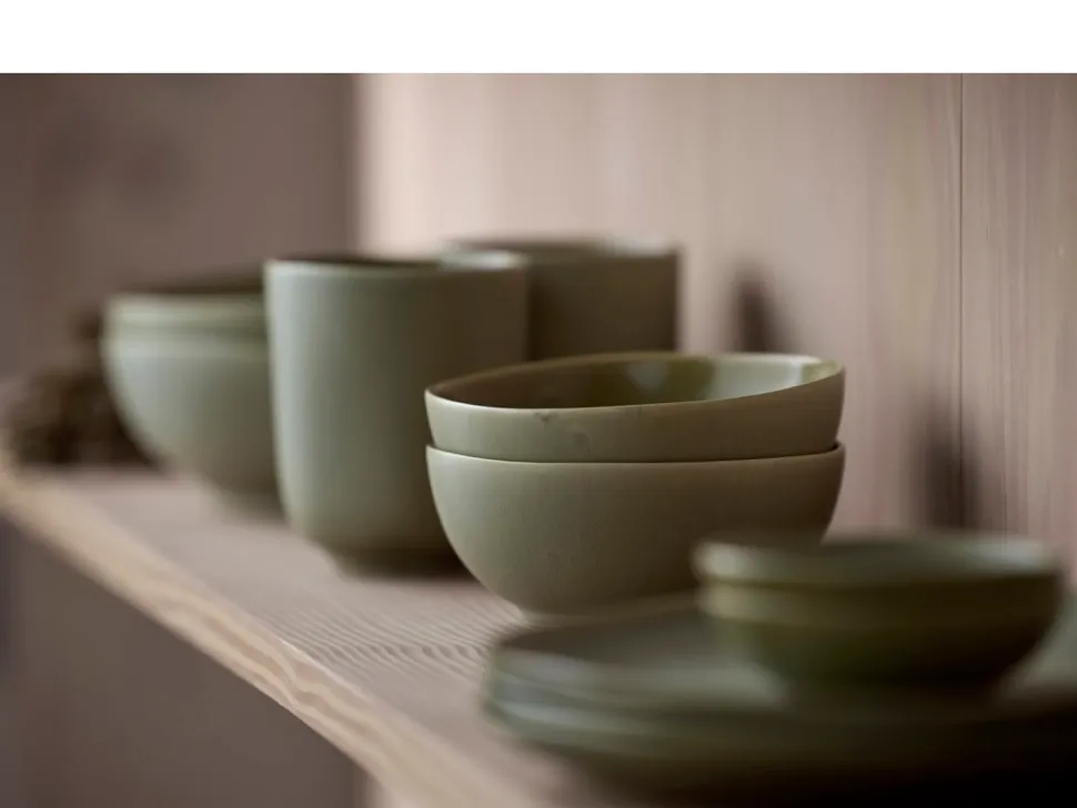 Schaaltje Villa Collection Shoku Pure Green 9 cm
