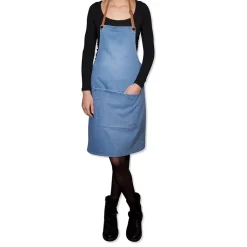 Schort Dutchdeluxes Amazing Apron BBQ Style Denim Washed Indigo