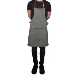 Dutchdeluxes Schort Amazing Apron BBQ Style Canvas Grey Green Discount