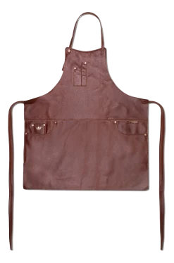 Schort Dutchdeluxes Denim & Canvas Classic Bruin