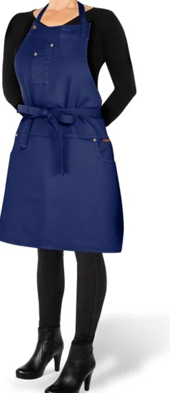 Dutchdeluxes Schort 5 Pocket Apron Dark Blue Clearance