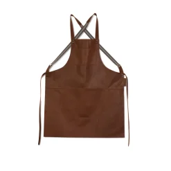 Schort Dutchdeluxes Suspender Serie Apron Classic Brown