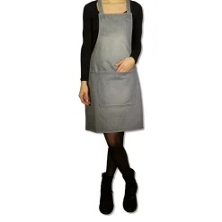 Schort Dutchdeluxes Suspender Serie Apron Grey