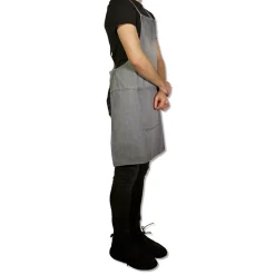 Schort Dutchdeluxes Suspender Serie Apron Grey