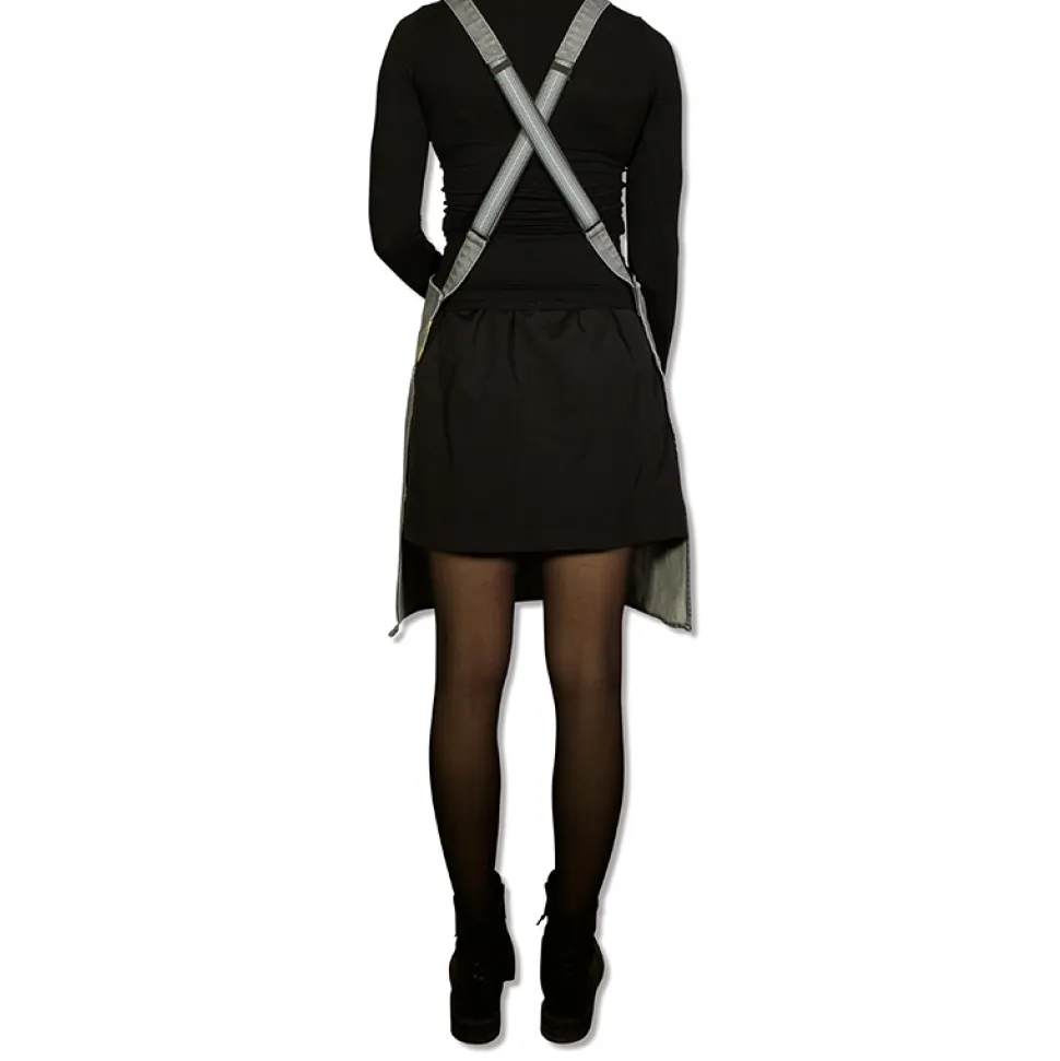 Schort Dutchdeluxes Suspender Serie Apron Grey