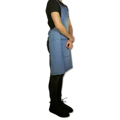 Schort Dutchdeluxes Suspender Serie Apron Blue