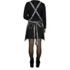 Schort Dutchdeluxes Suspender Serie Apron Grey Green