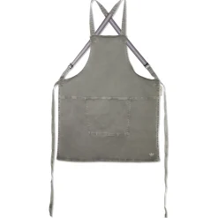 Schort Dutchdeluxes Suspender Serie Apron Grey Green