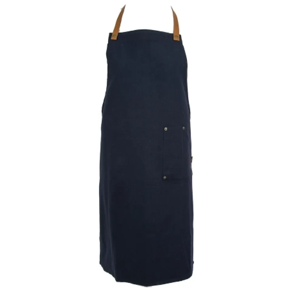 KOOK Schort Recycled Donkerblauw Clearance