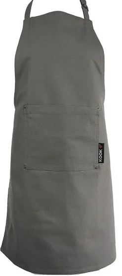 Schort KOOK Uni Grijs