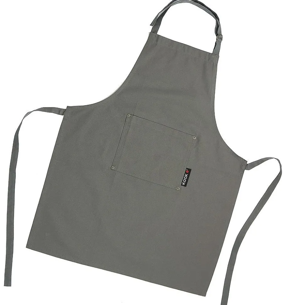 Schort KOOK Uni Grijs