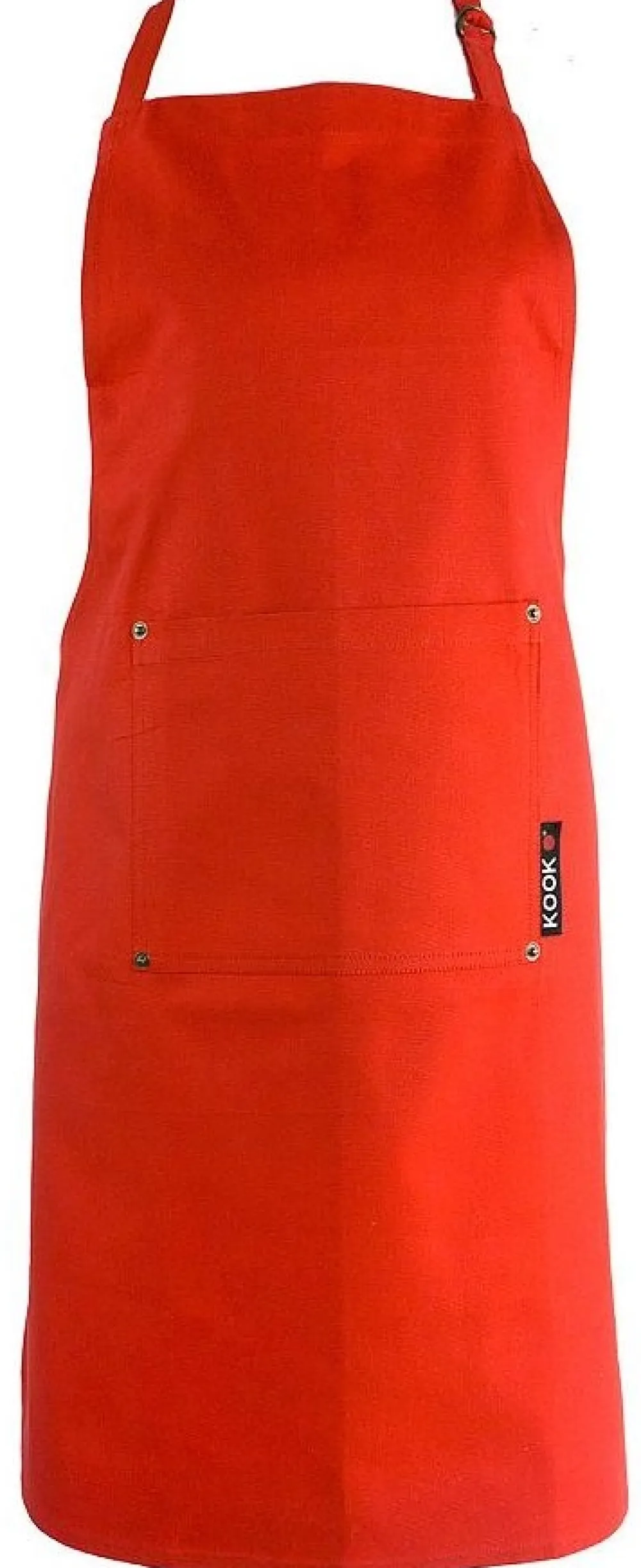 KOOK Schort Uni Rood Hot