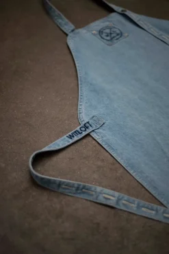Schort Witloft Denim Apron Light Blue Short