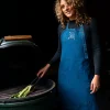 Witloft Schort Denim Apron Mid Blue Long Discount