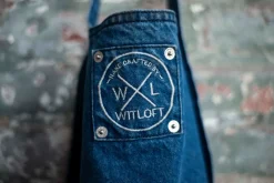 Witloft Schort Denim Apron Mid Blue Long Discount