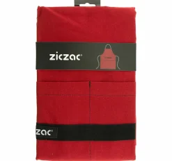 Schort ZicZac Rood