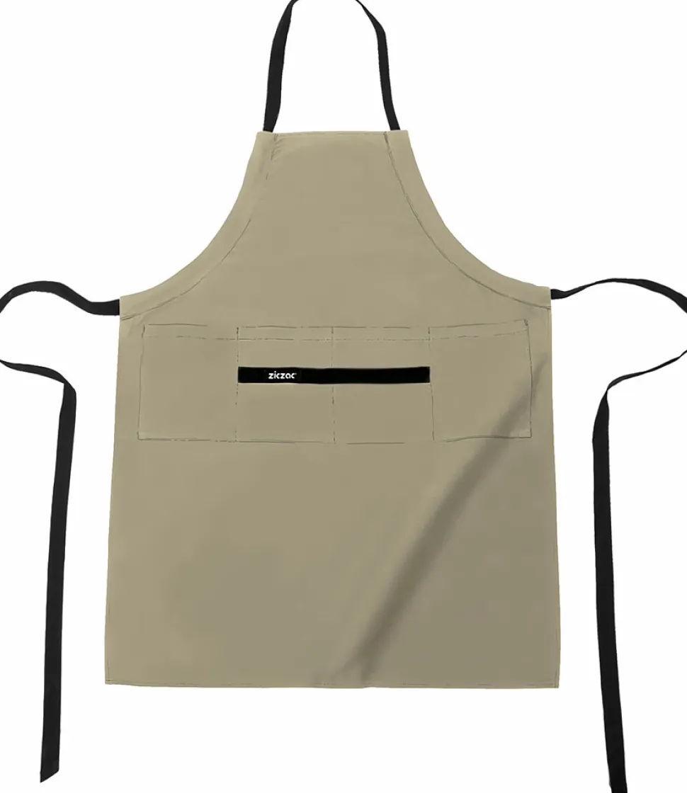 Schort ZicZac Taupe