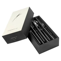 SERAX - Ann Demeulemeester - Zoe Bestekset 24-delig - Zwart