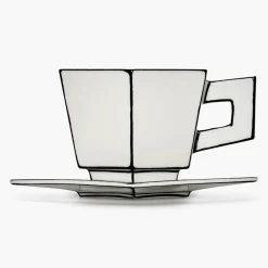Serax - Annebet Philips - Carte Blanche Cappuccino Kop & Schotel - Set van 2 Best