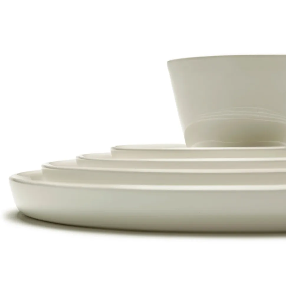 Serax Cena Bord - D18 cm - Set van 4 Ivoor