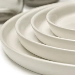 Serax Cena Bord - D18 cm - Set van 4 Ivoor