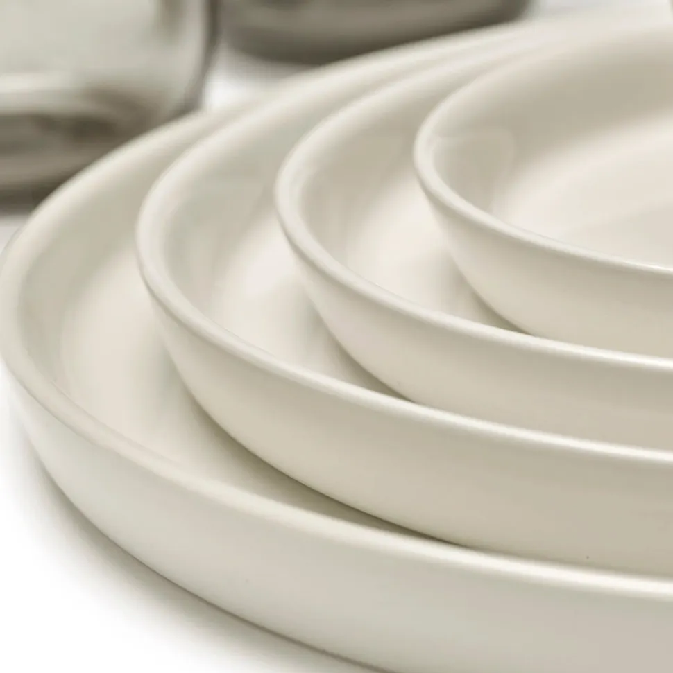 Serax Cena Bord - D18 cm - Set van 4 Ivoor