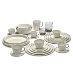 Serax Cena Diep Bord 4 st. - D22 cm - Ivoor Outlet