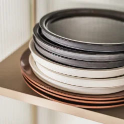 SERAX - Kelly Wearstler - Dune Dinerbord D23 cm - 2 st. - Slate
